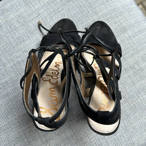 Sam Edelman Yardley Suede Block Heel Sandals, Size 8.5 - Picture 6 of 14